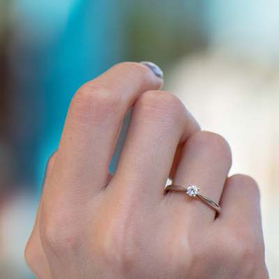 пръстен с диамант софия 1 - оферта