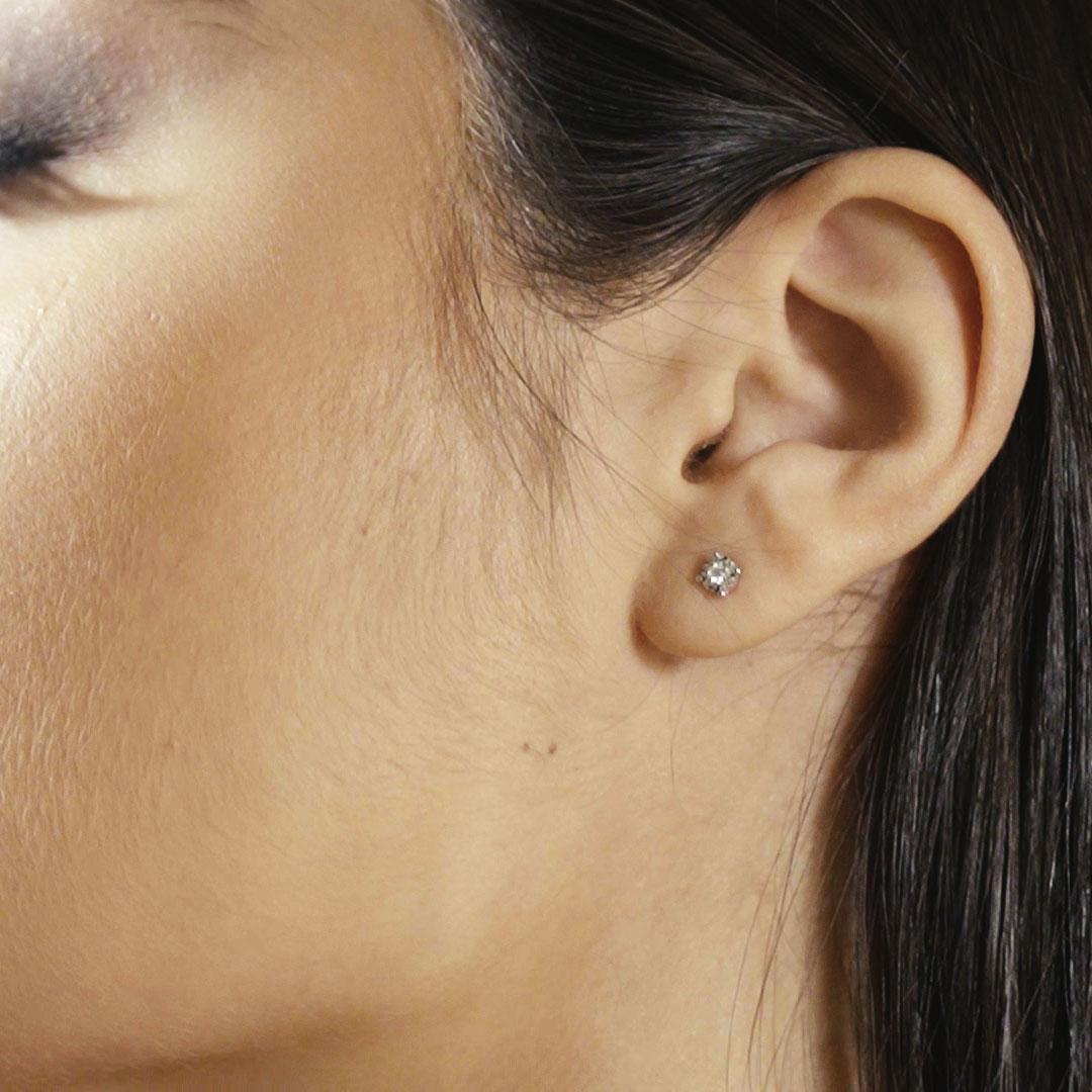 Златни обеци с Диаманти