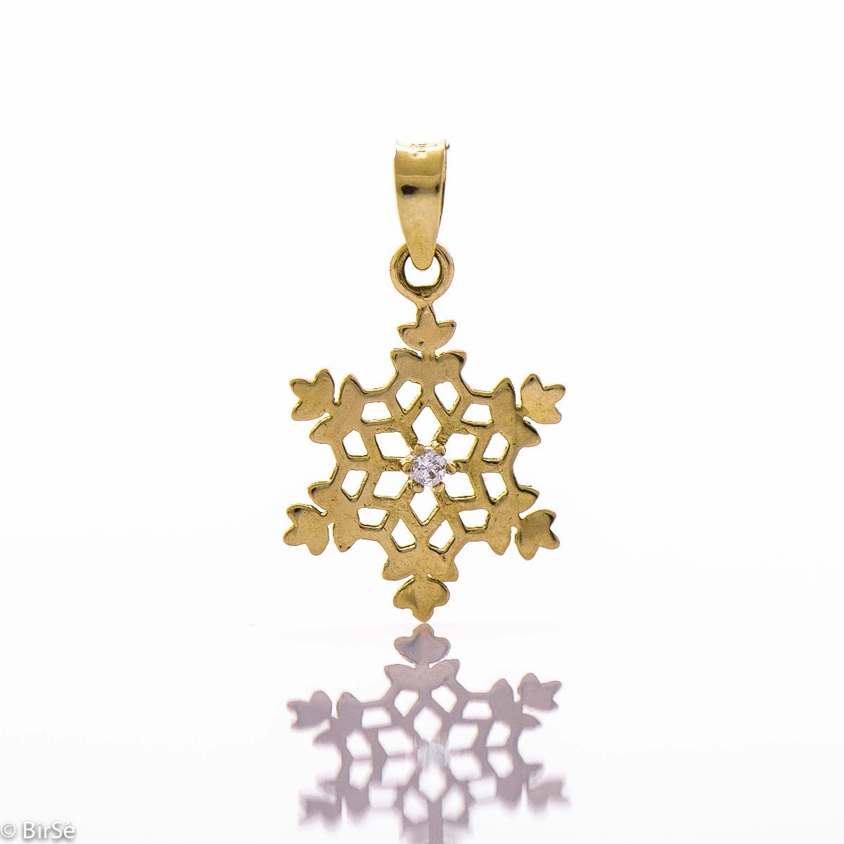 Златна висулка - Снежинка