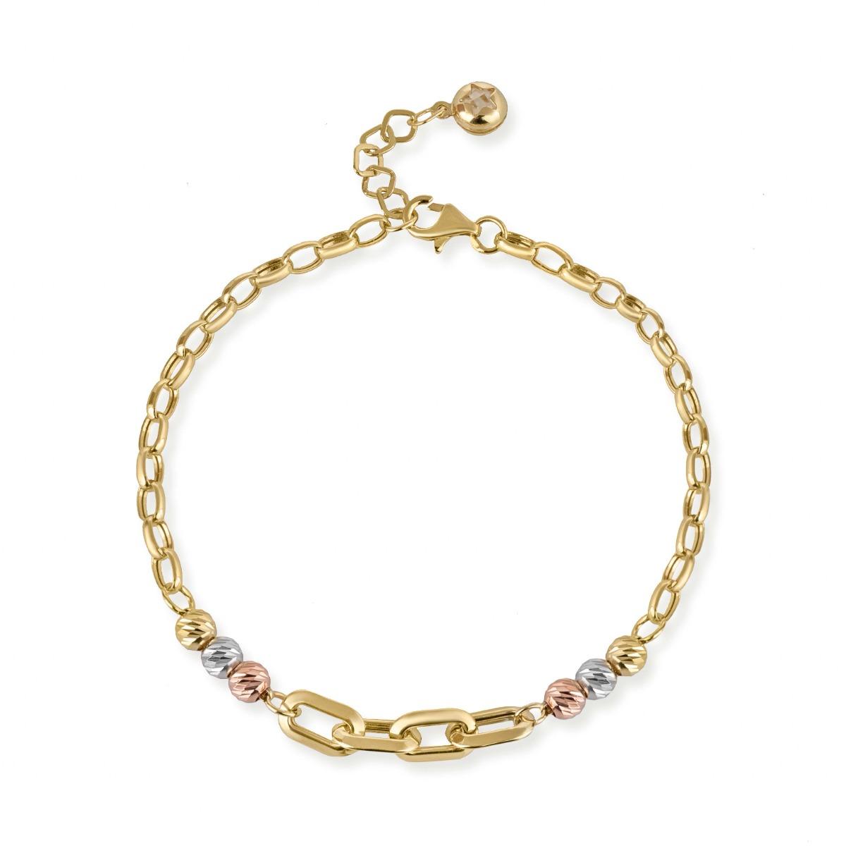 Дамска Златна Гривна с Интересен Дизайн