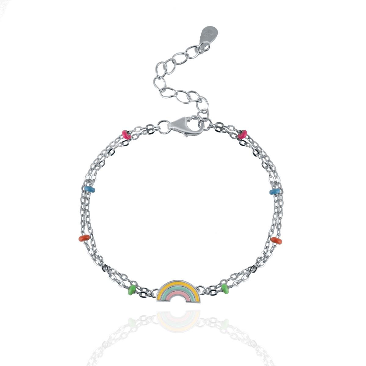 Детски Сребърен Комплект- "Дъга"