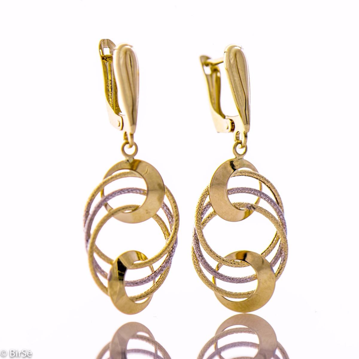 Златни обеци - Висящи