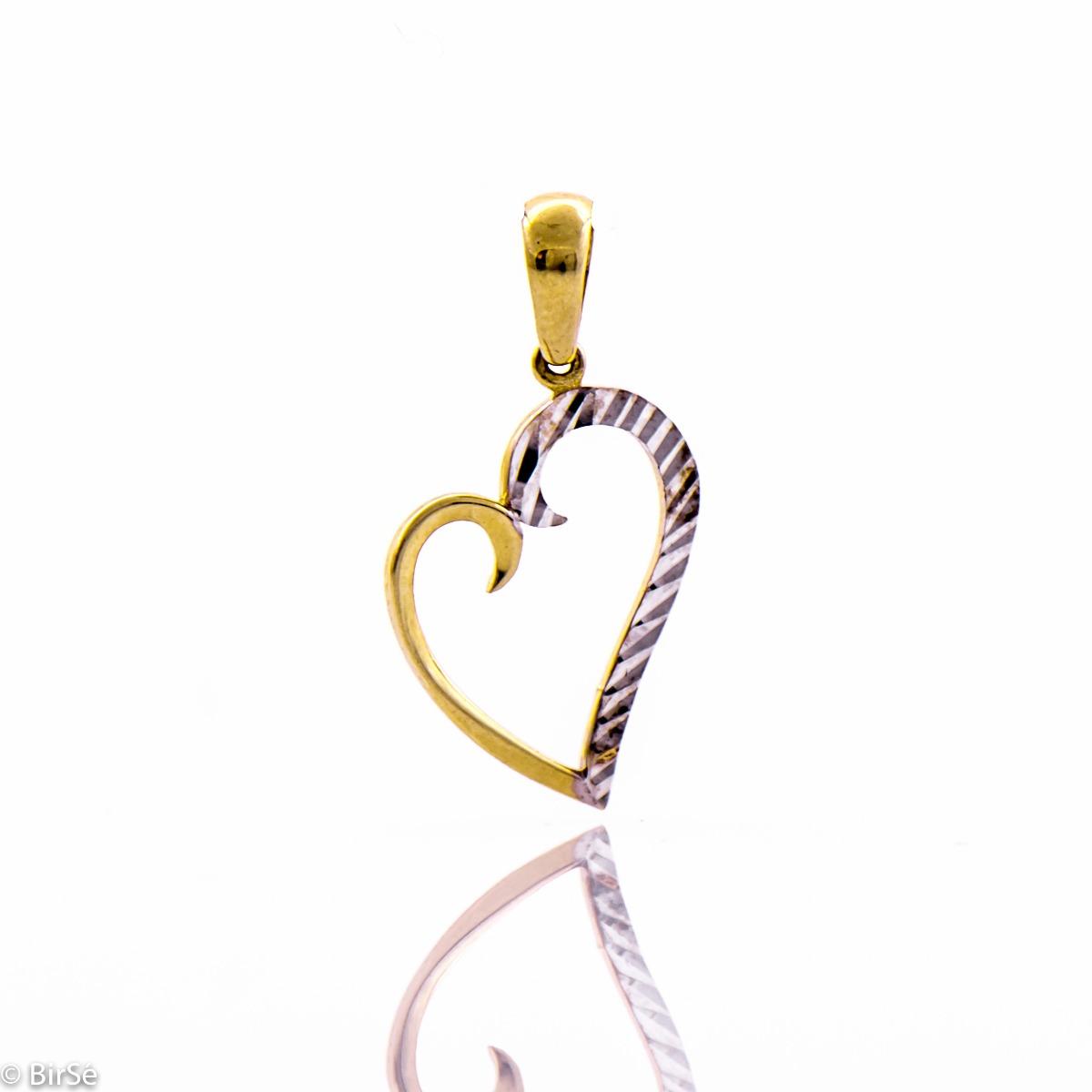 Златна висулка - Сърце