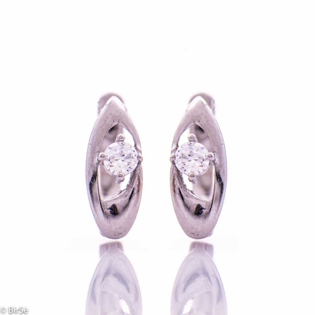 Сребърни Обеци 