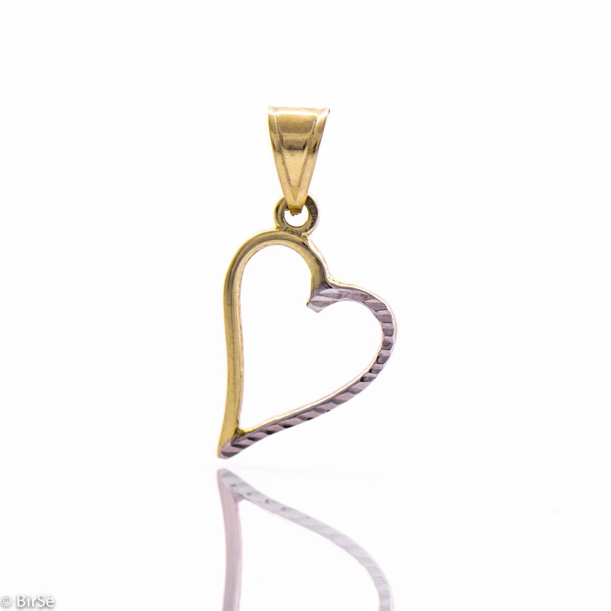 Златна висулка - Сърце