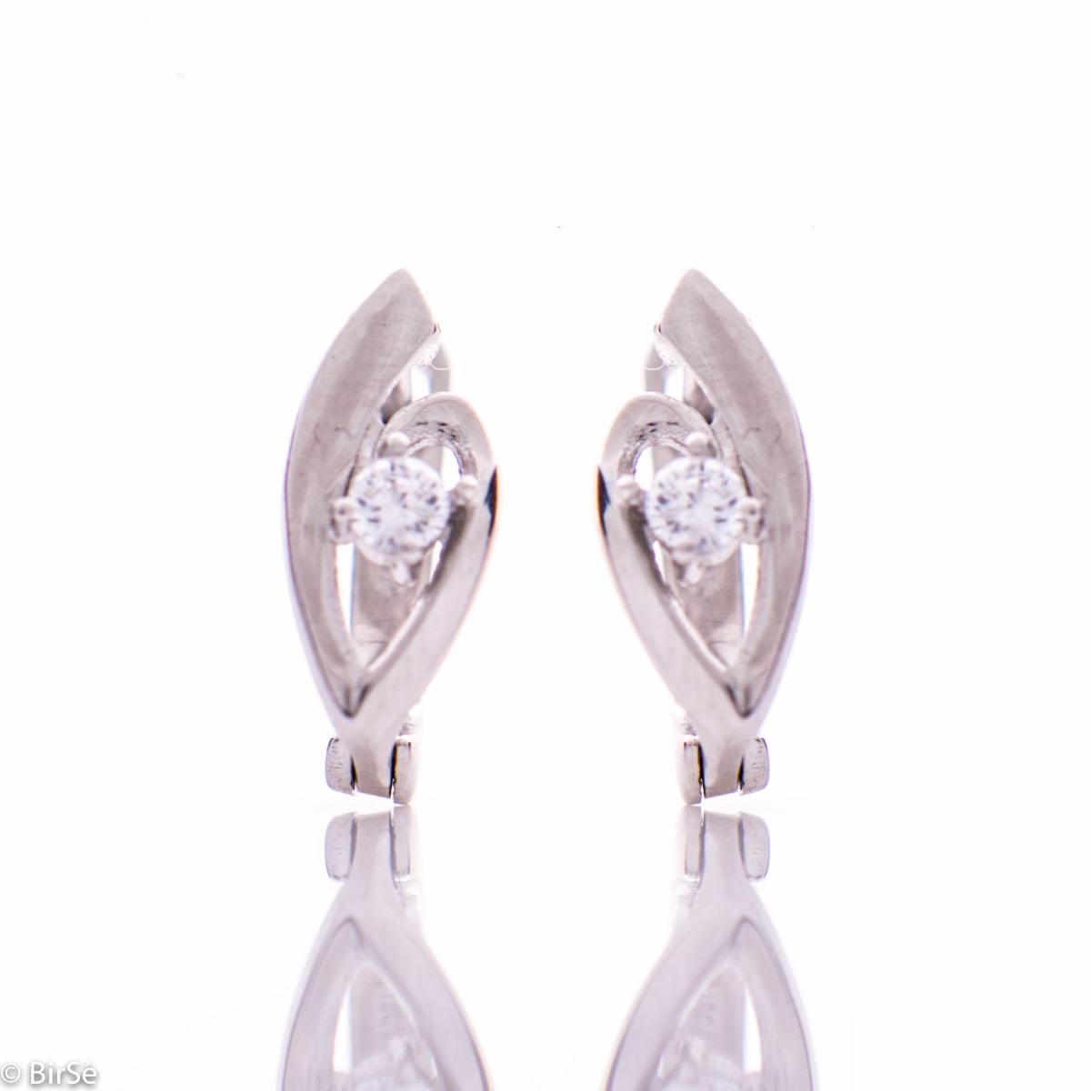 Сребърни обеци 