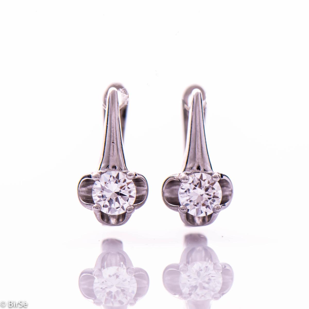 Сребърни Обеци 