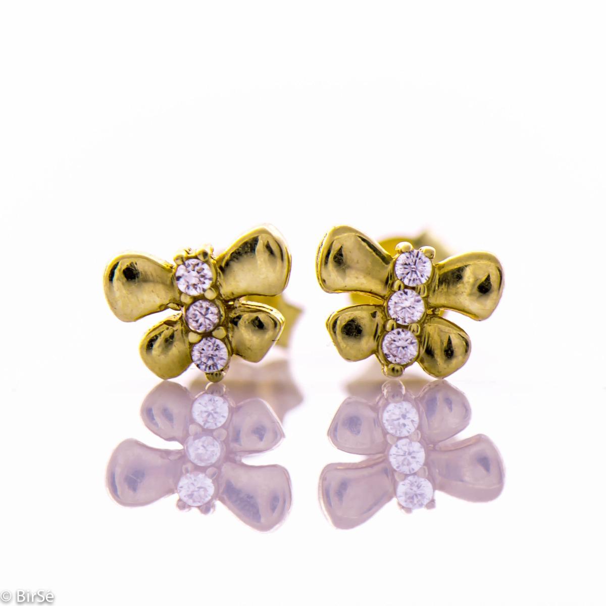 Златни Обеци - Пеперуди