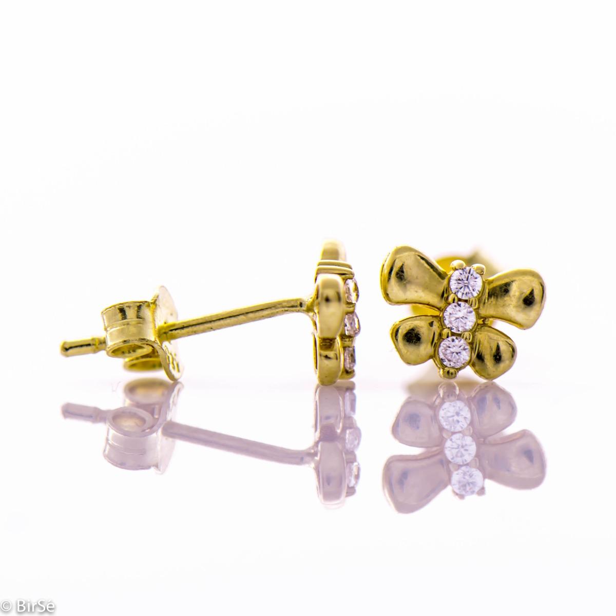 Златни Обеци - Пеперуди