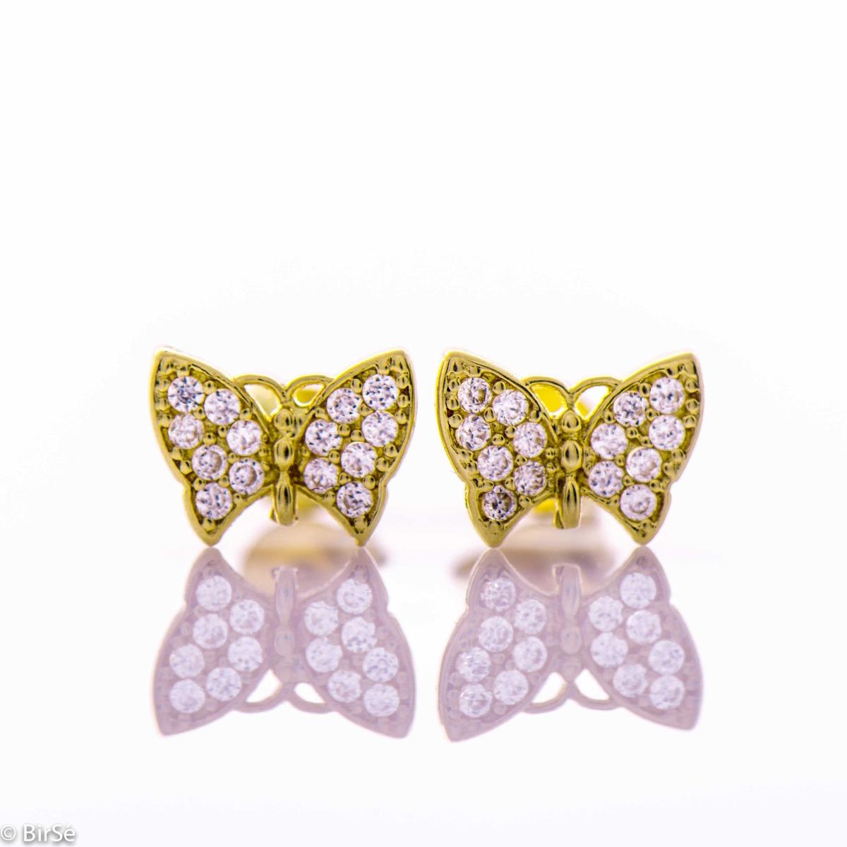 Златни Обеци -  Пеперудки