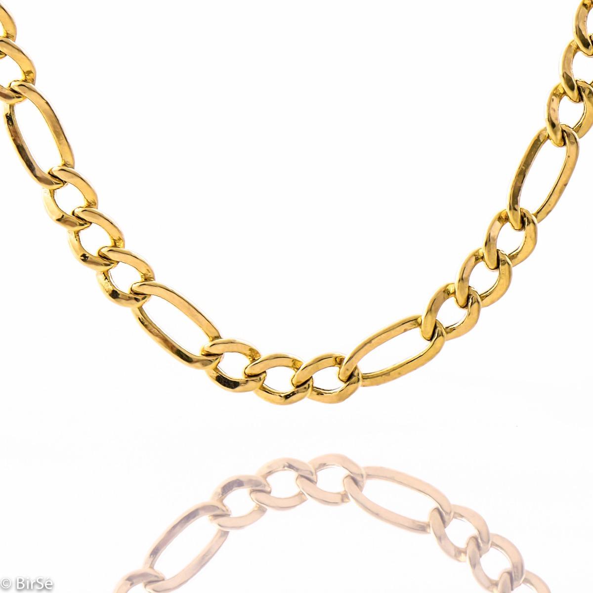 Масивен Златен синджир - Плетка тип Картие