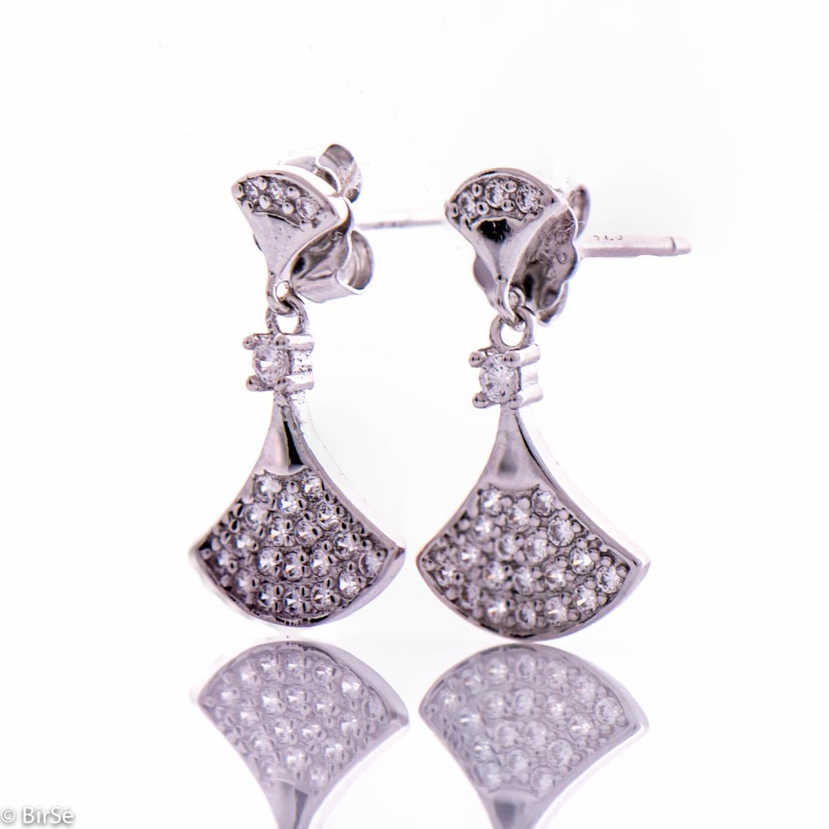 Сребърни обеци 