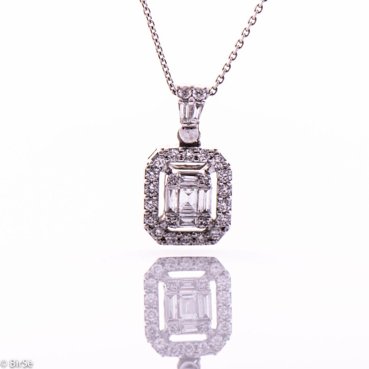 Изкусително Златно Колие с Диаманти Багети