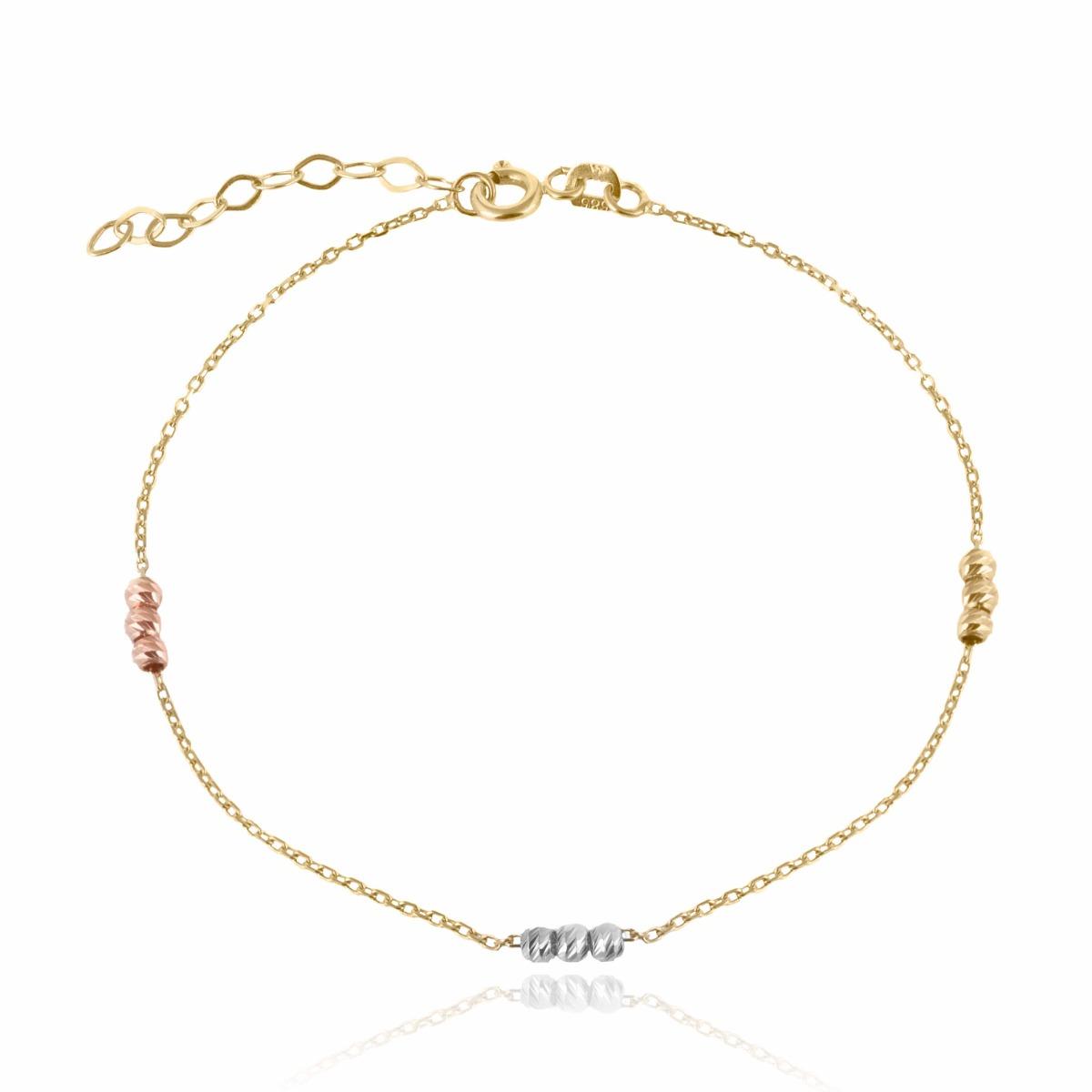 Фина Гривна от Жълто Злато с Акценти