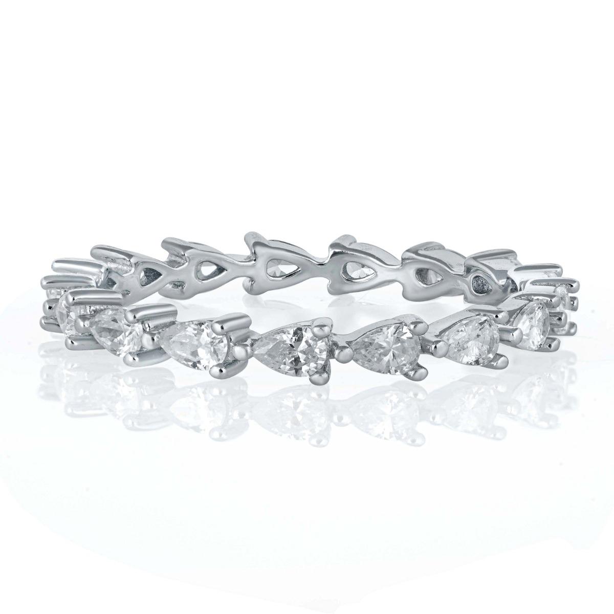 Изискан Сребърен Пръстен с Циркони