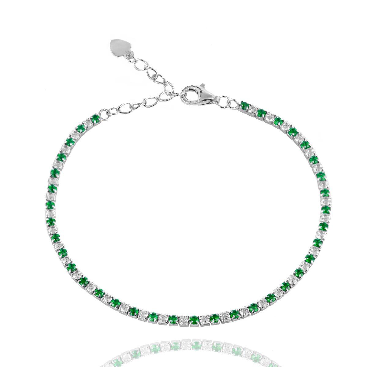 Изящна Сребърна Гривна- Цветна Магия