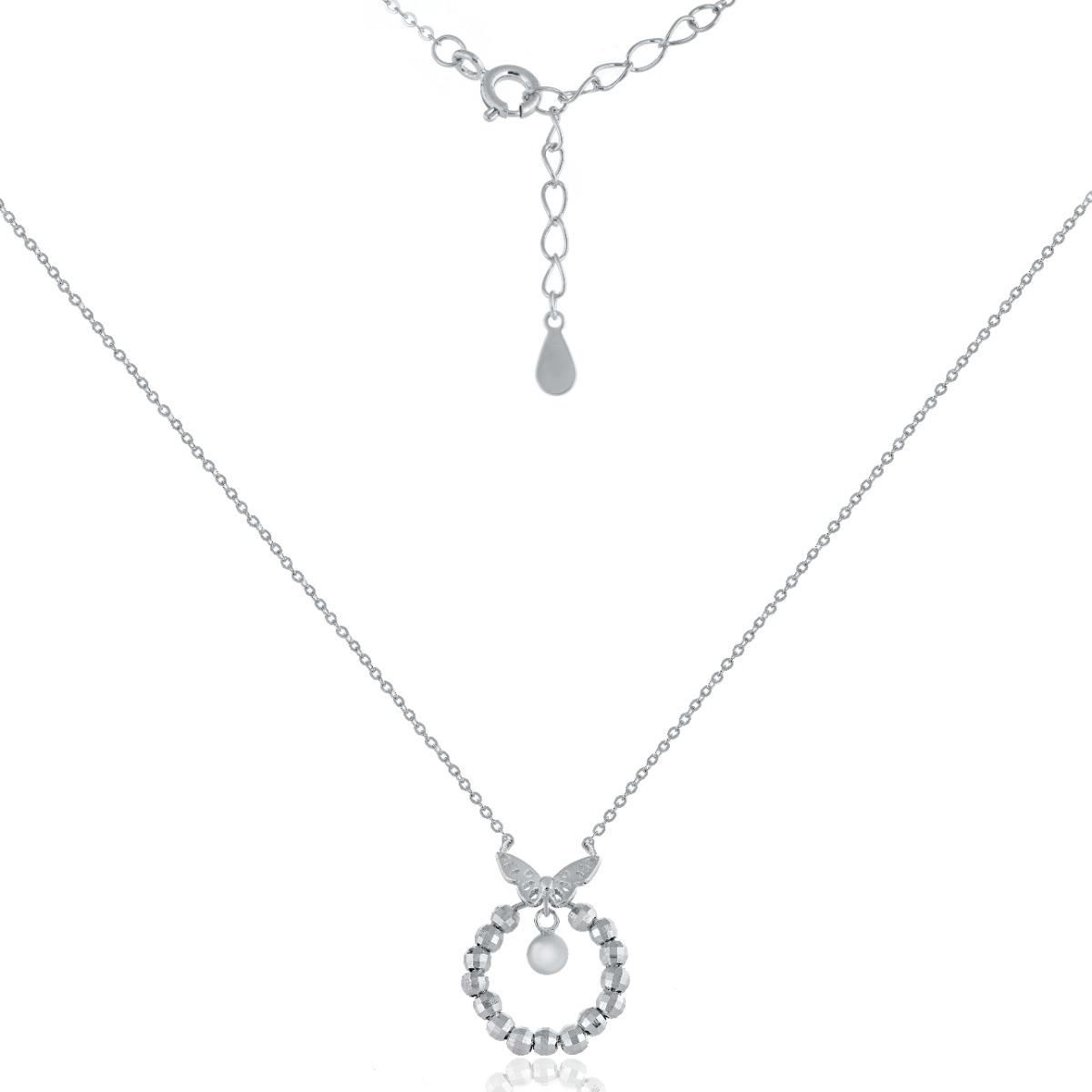 Нежно Сребърно Колие "Пеперуден Танц"