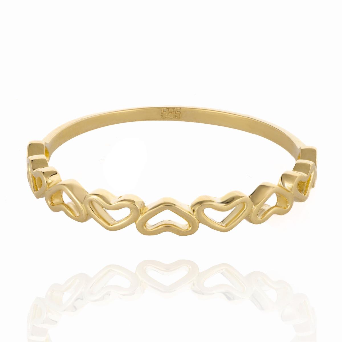 Нежен Златен Пръстен Сърчица