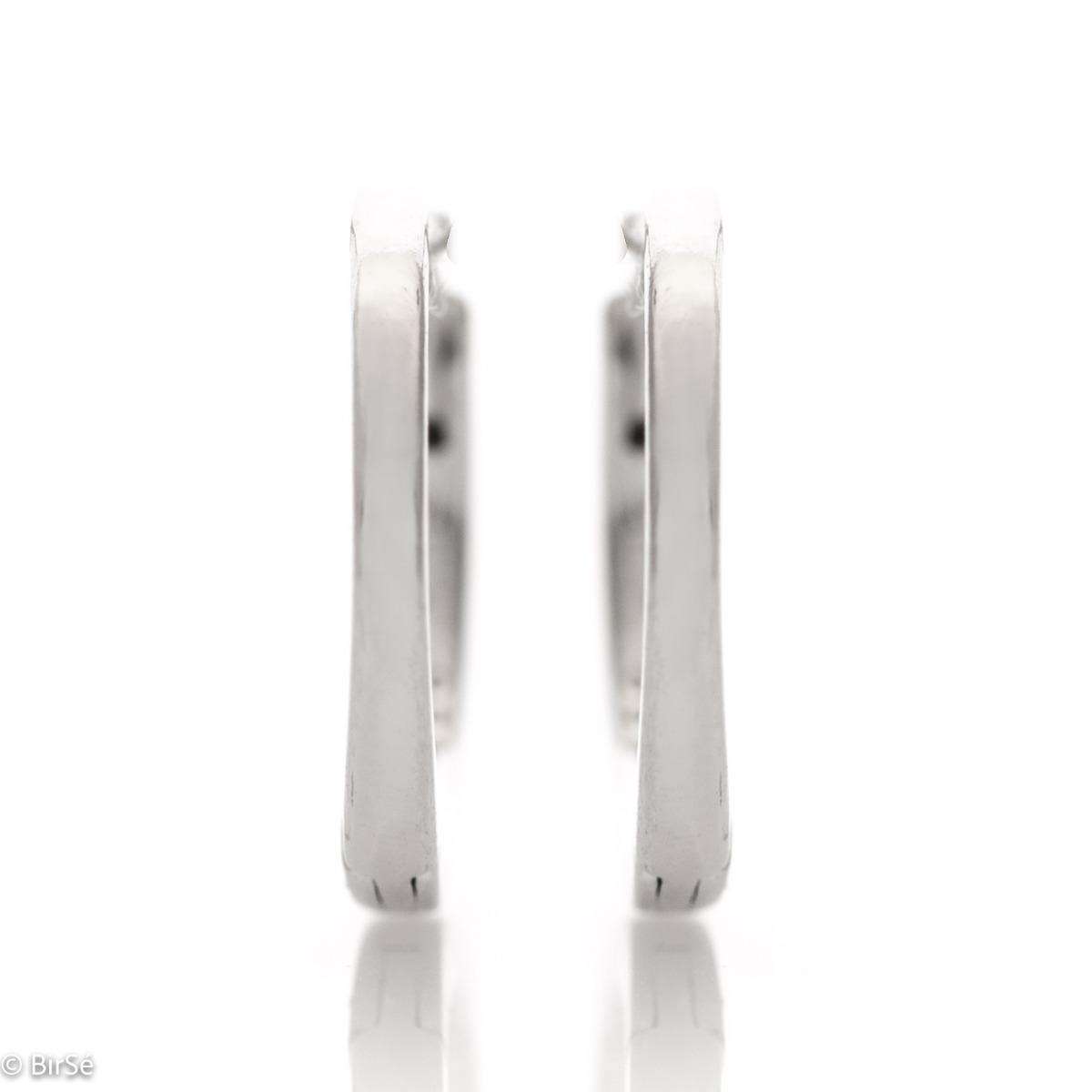 Фини Обеци Халки от Нежно Родирано Сребро