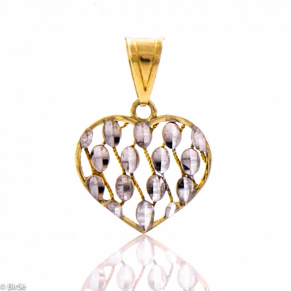 Златна висулка - сърце