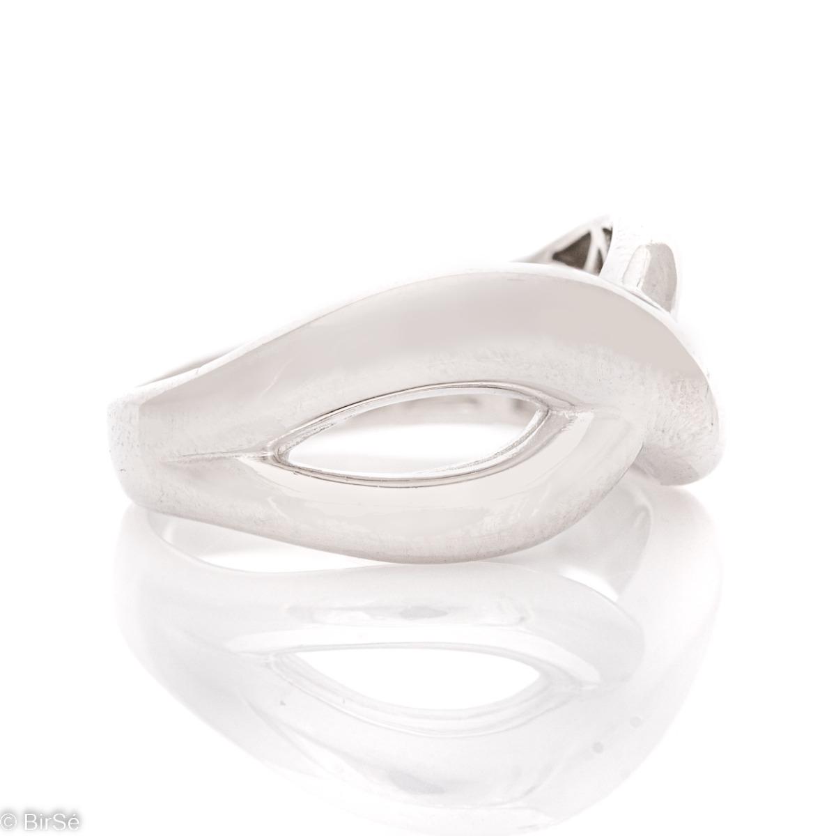 Стилен Сребърен Пръстен с Безкрайност