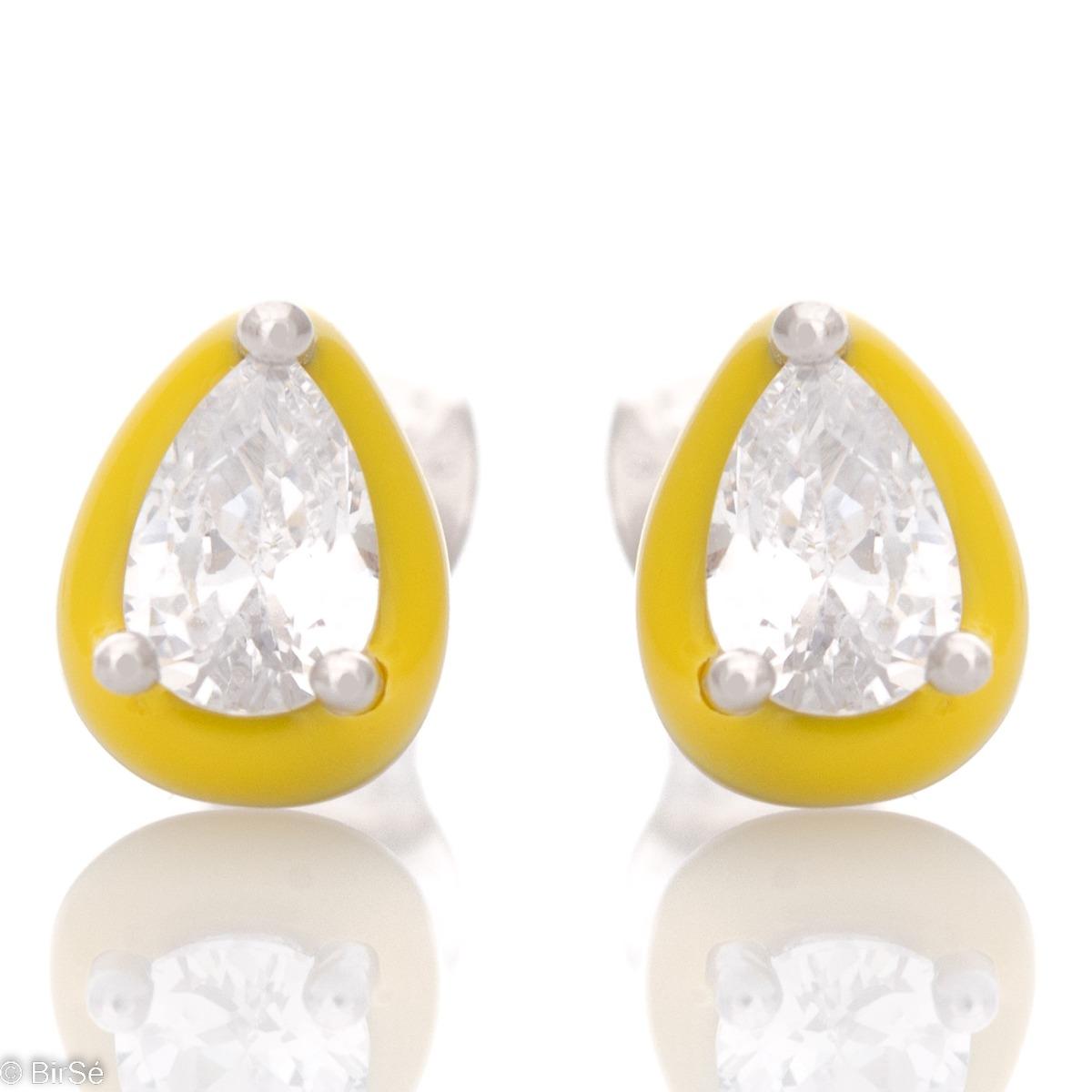 Фини Дамски Обеци Фиби с Циркони