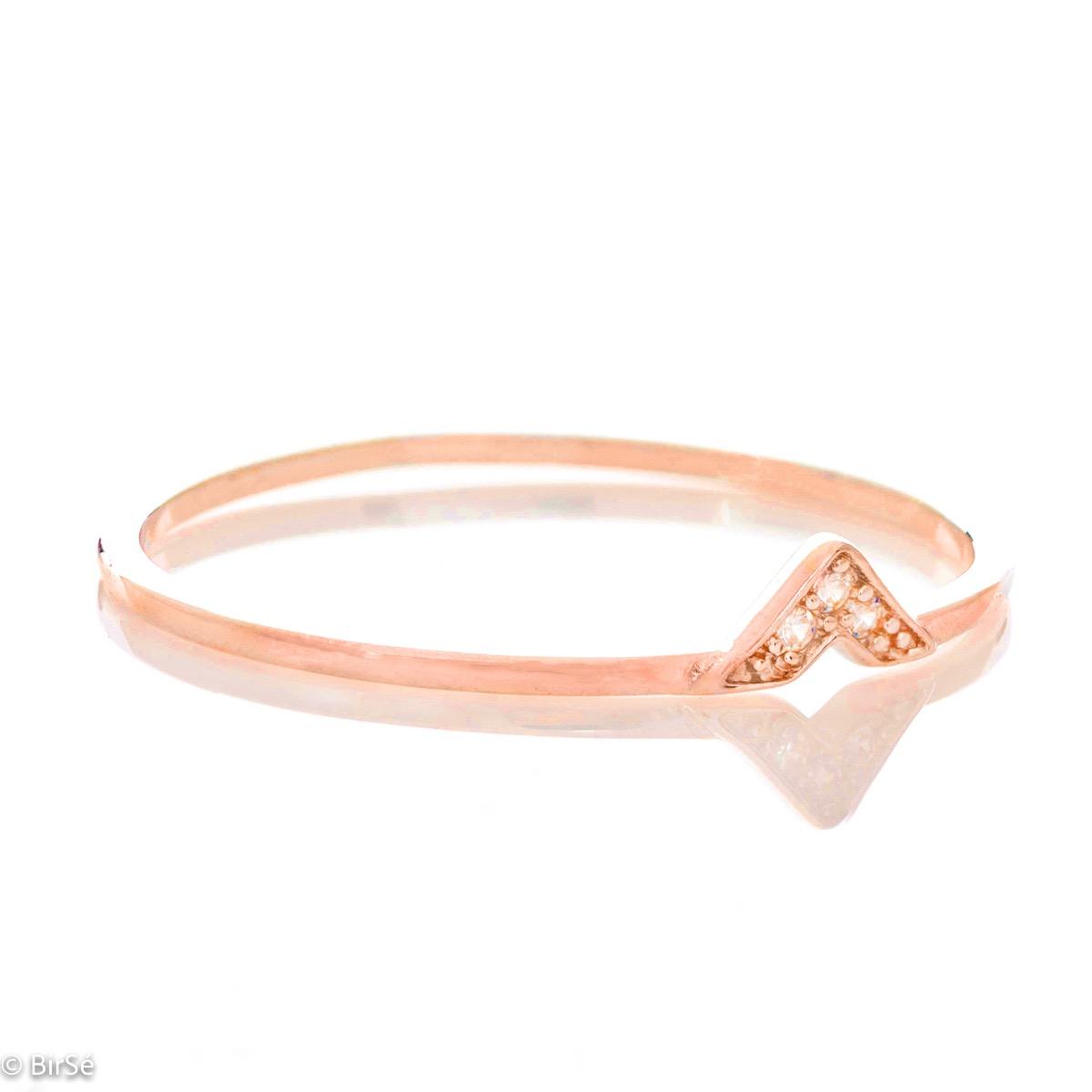 Сребърен пръстен - Елеганс 708