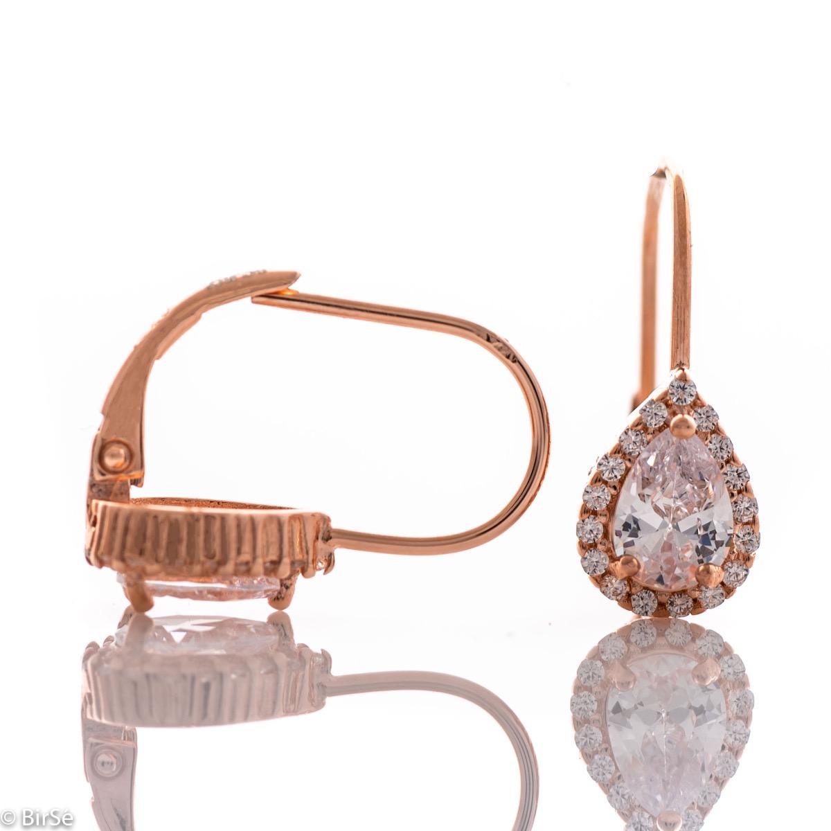 Сребърни обеци - Капки