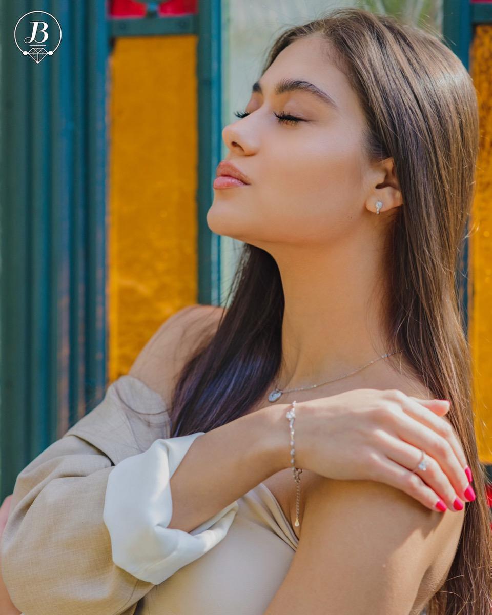 Сребърни обеци - Цвете 1202