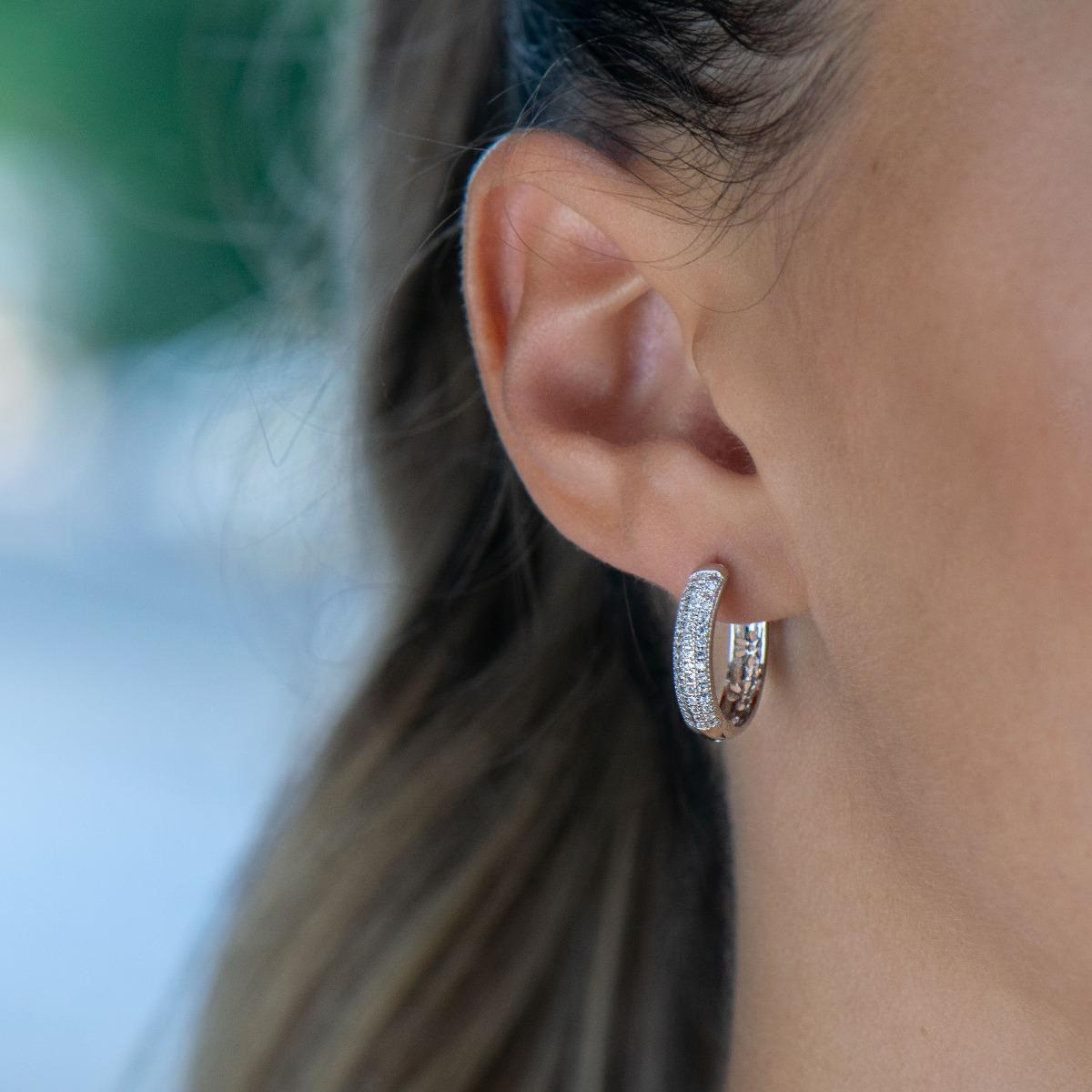 Сребърни обеци - Халки