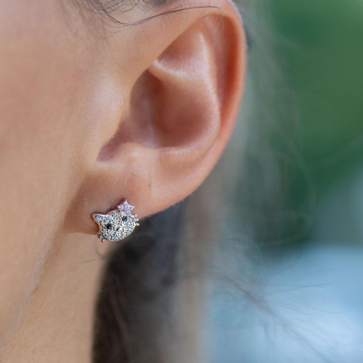 Сребърни обеци - Кити