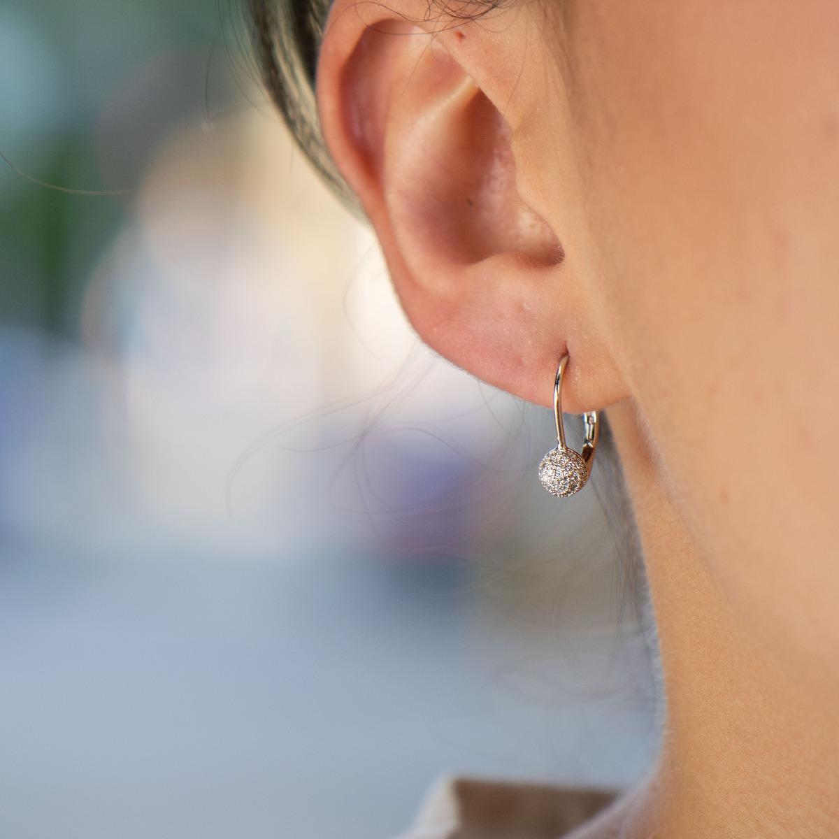 Сребърни обеци 