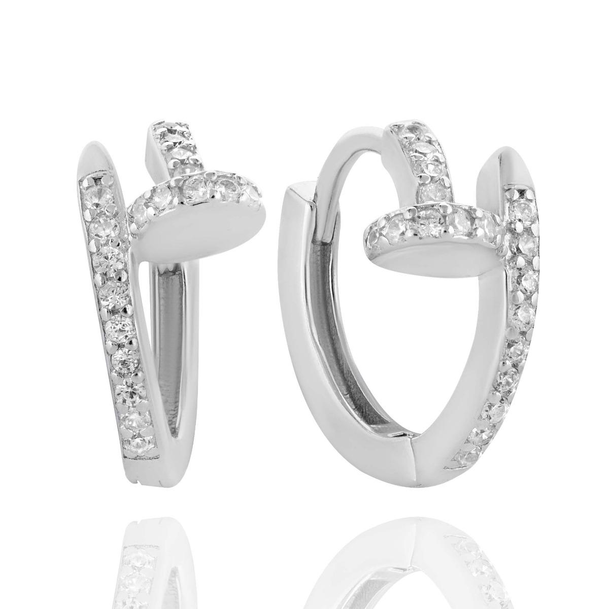 Сребърни Халки "Пирони с Циркони"