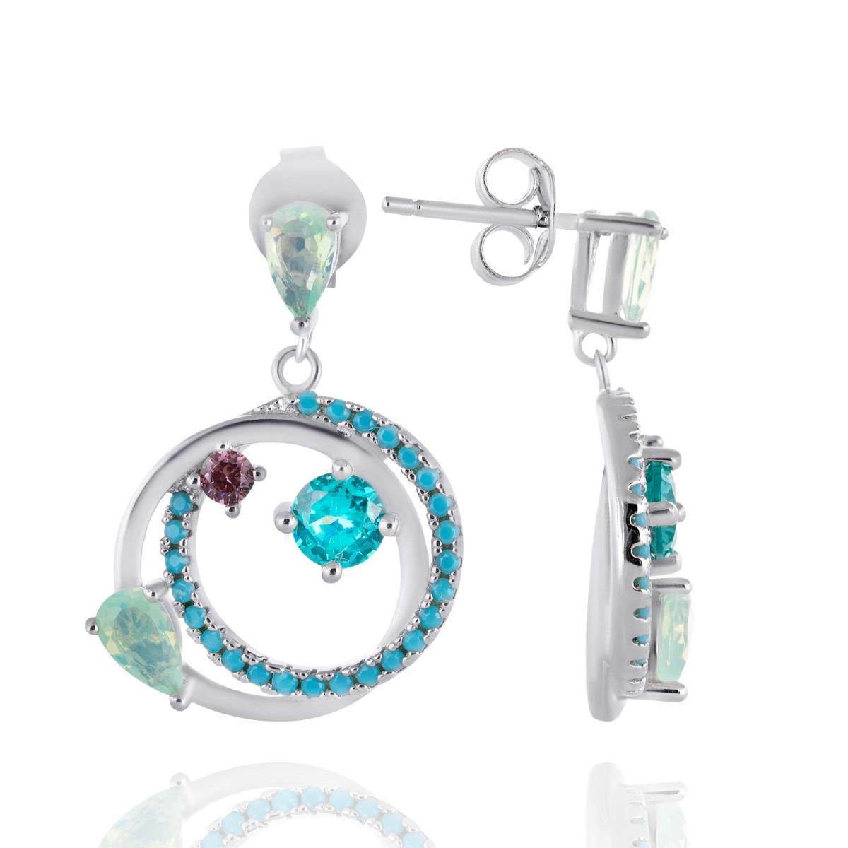 Сребърни Обеци "Божествени Кръгове"