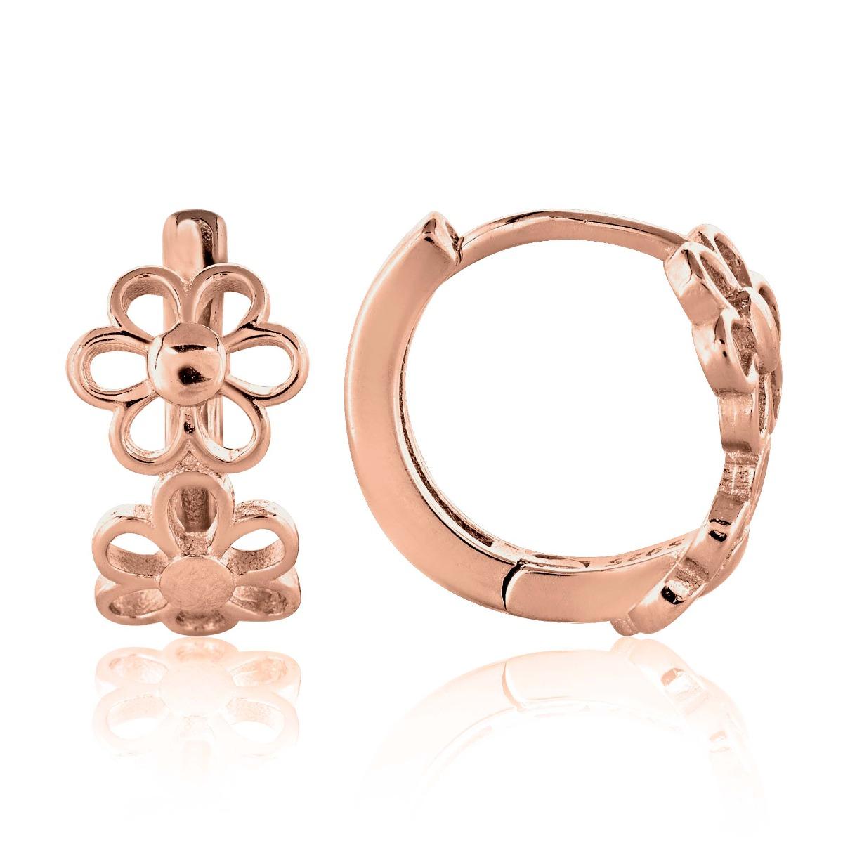 Сребърни Обеци - Две Нежни Цветчета