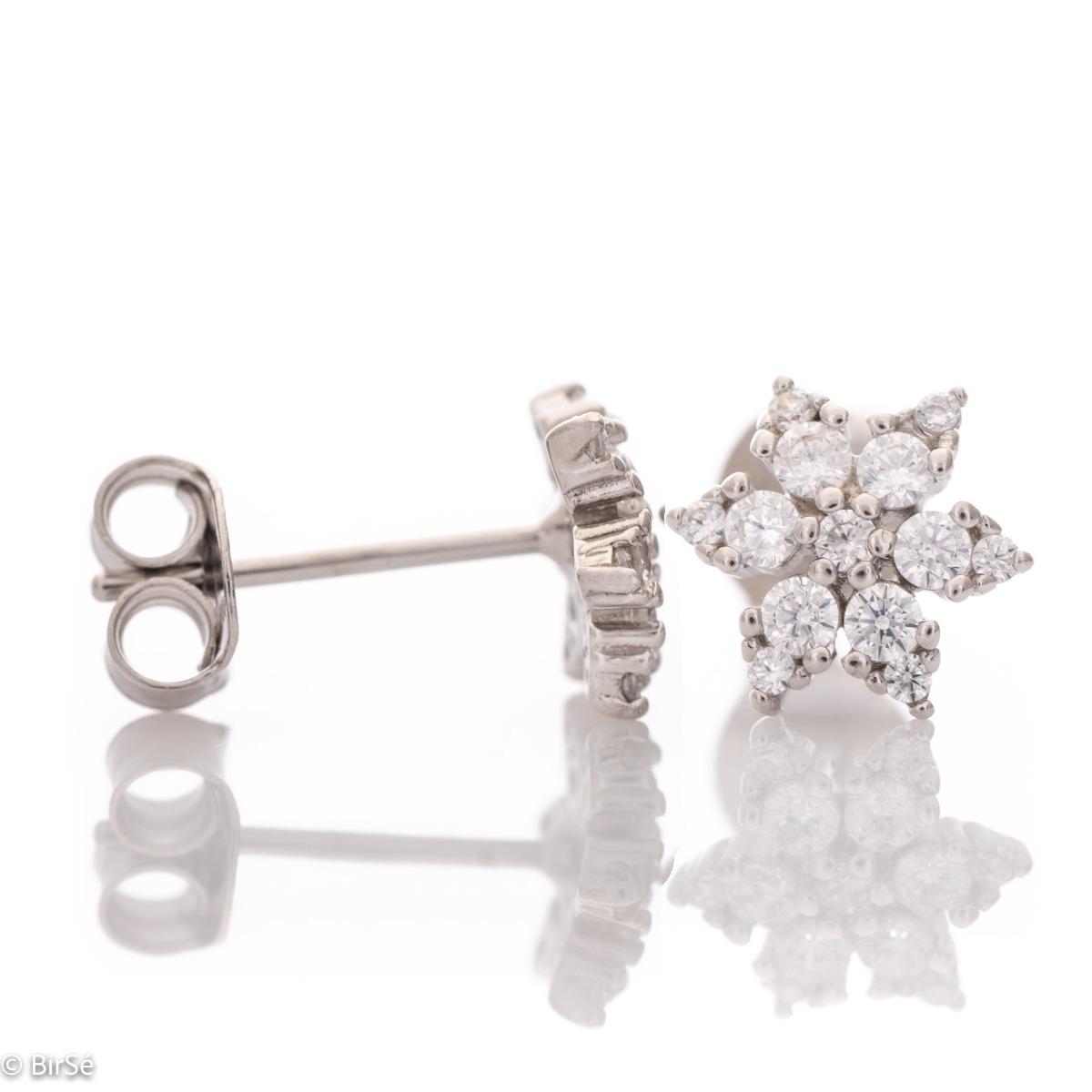 Прелестни Сребърни Обеци Вълшебен Блясък с Ослепителни Циркони