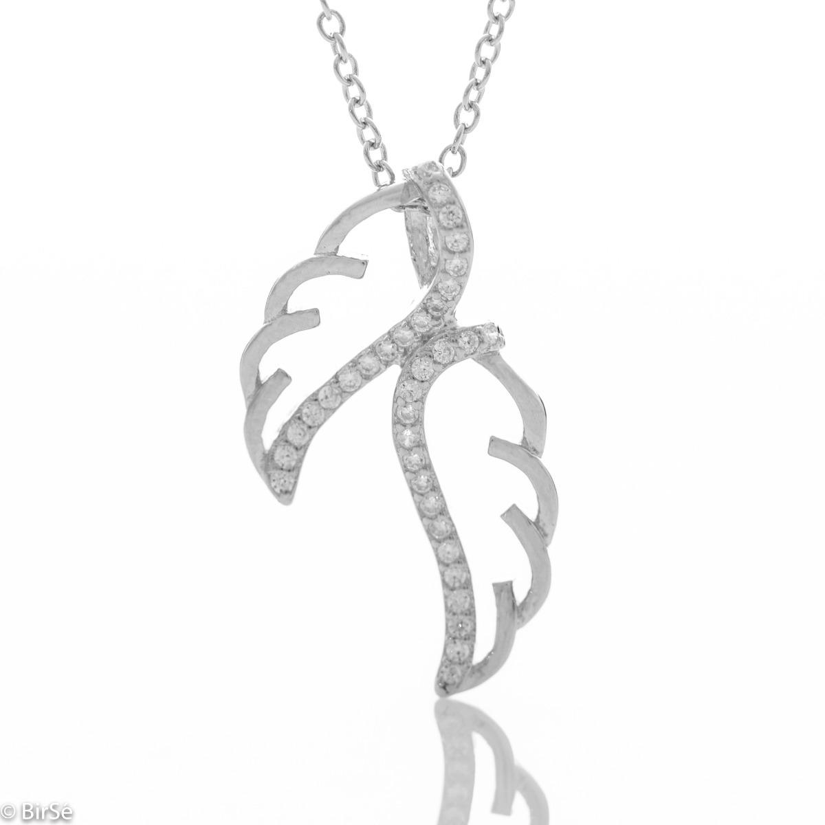 Сребърно Колие Крила на Ангел