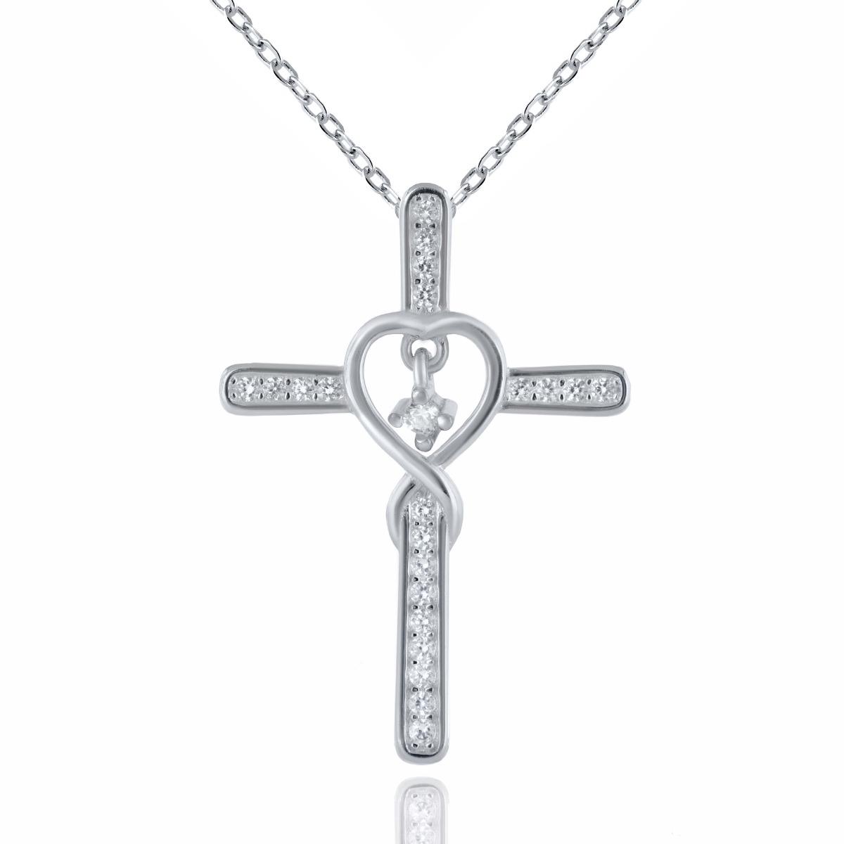 Сребърно Колие "Любов и Вяра"