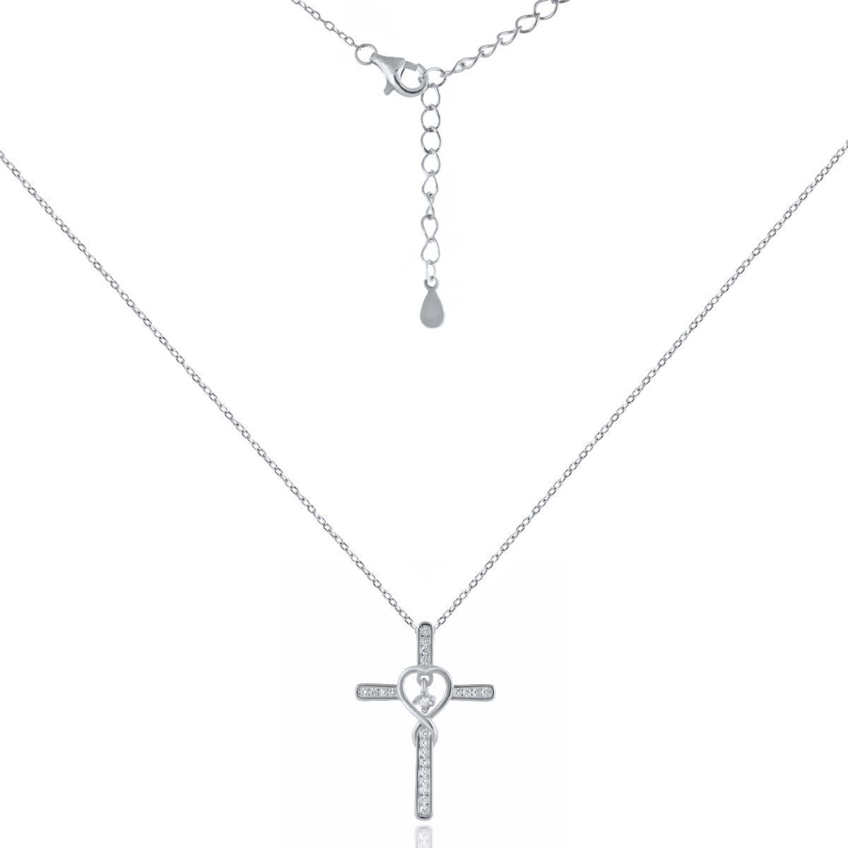 Сребърно Колие "Любов и Вяра"