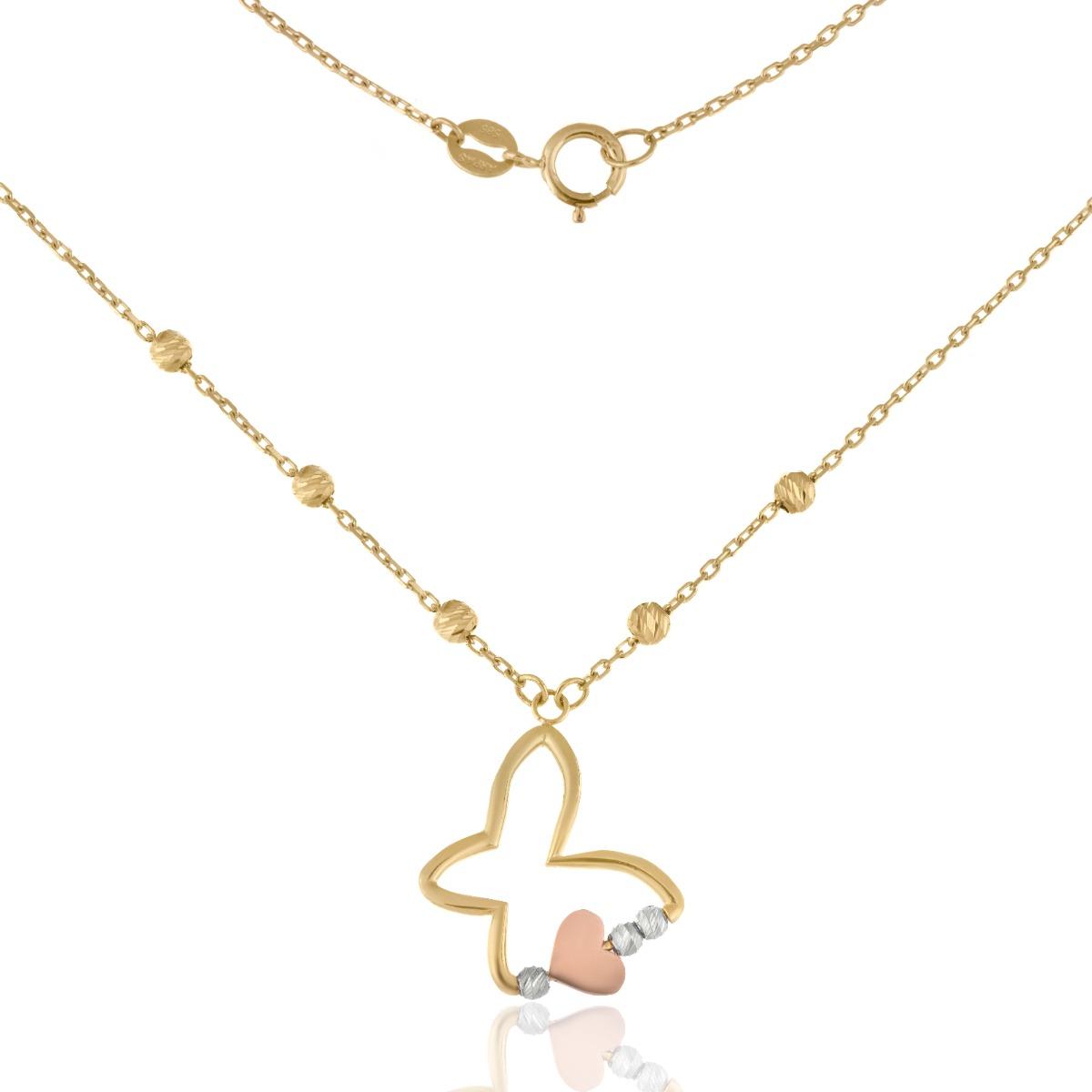 Пленително Златно Колие Пеперуда