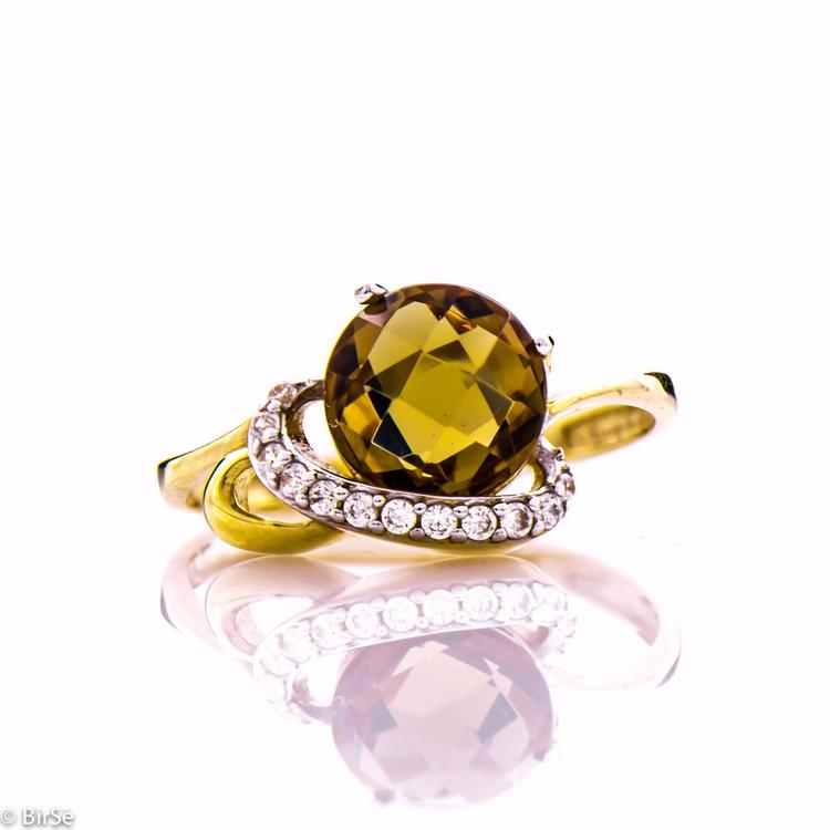 Златен пръстен - Султанит