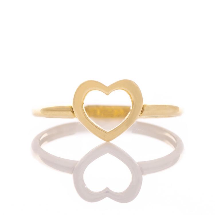 Златен пръстен - Сърце