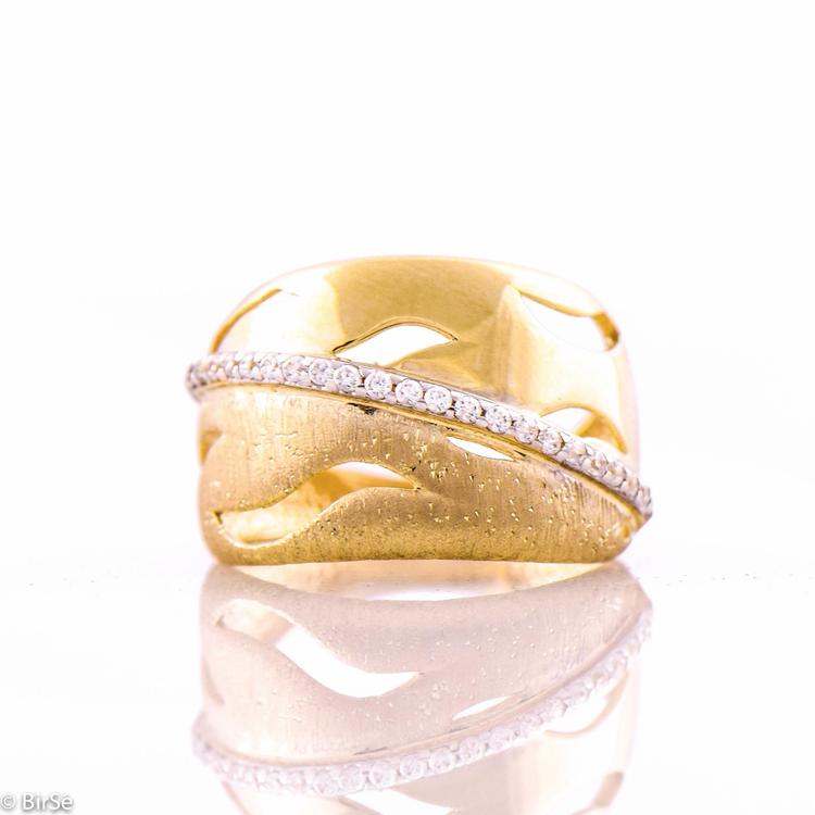 Златен пръстен - Мат и гланц