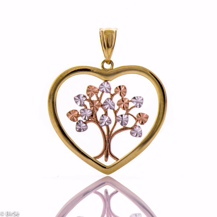 Златна висулка - Дървото на живота в Сърце