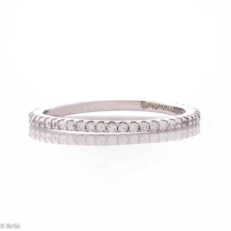 Сребърен пръстен - Нежна халка