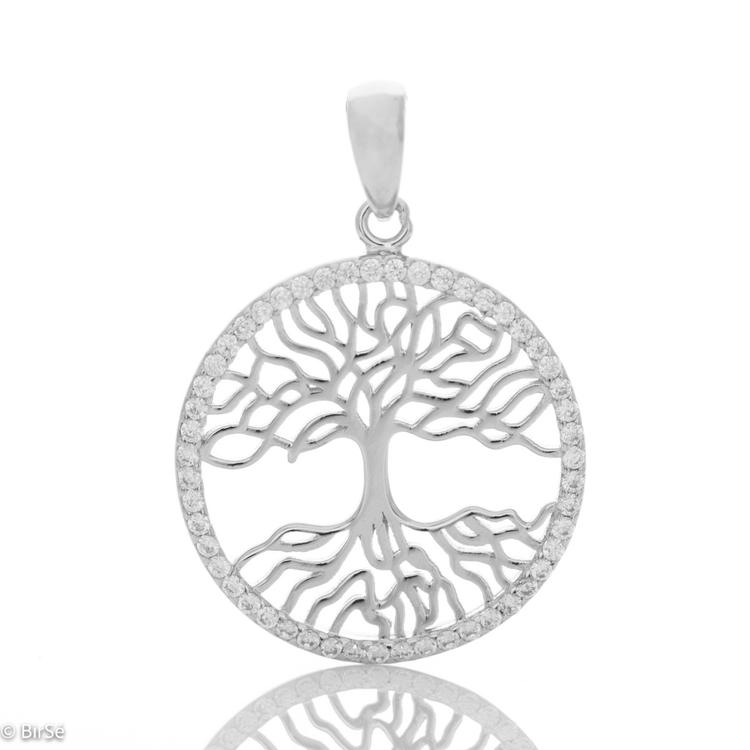 Сребърна висулка - Дърво на Живота