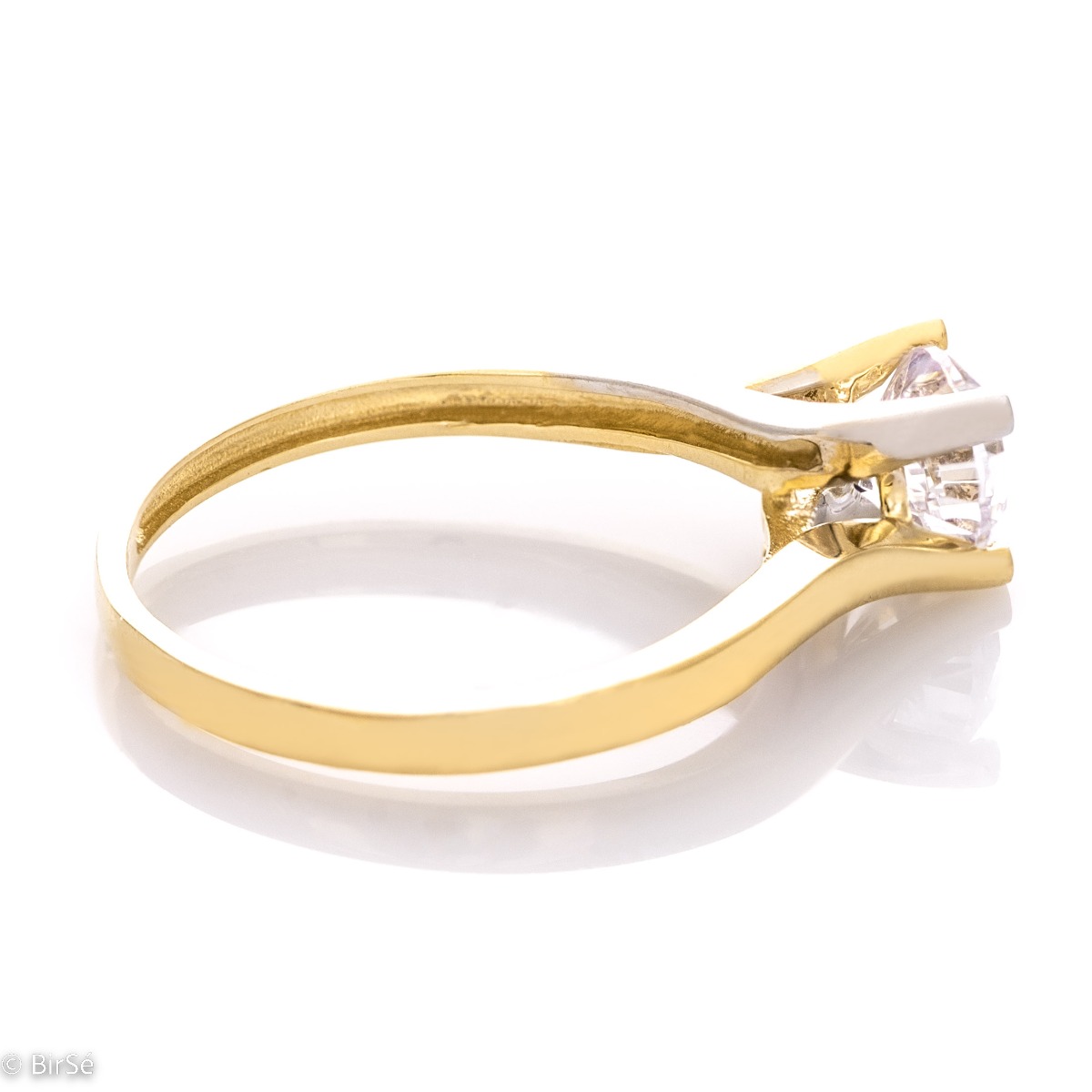 Златен Годежен пръстен 