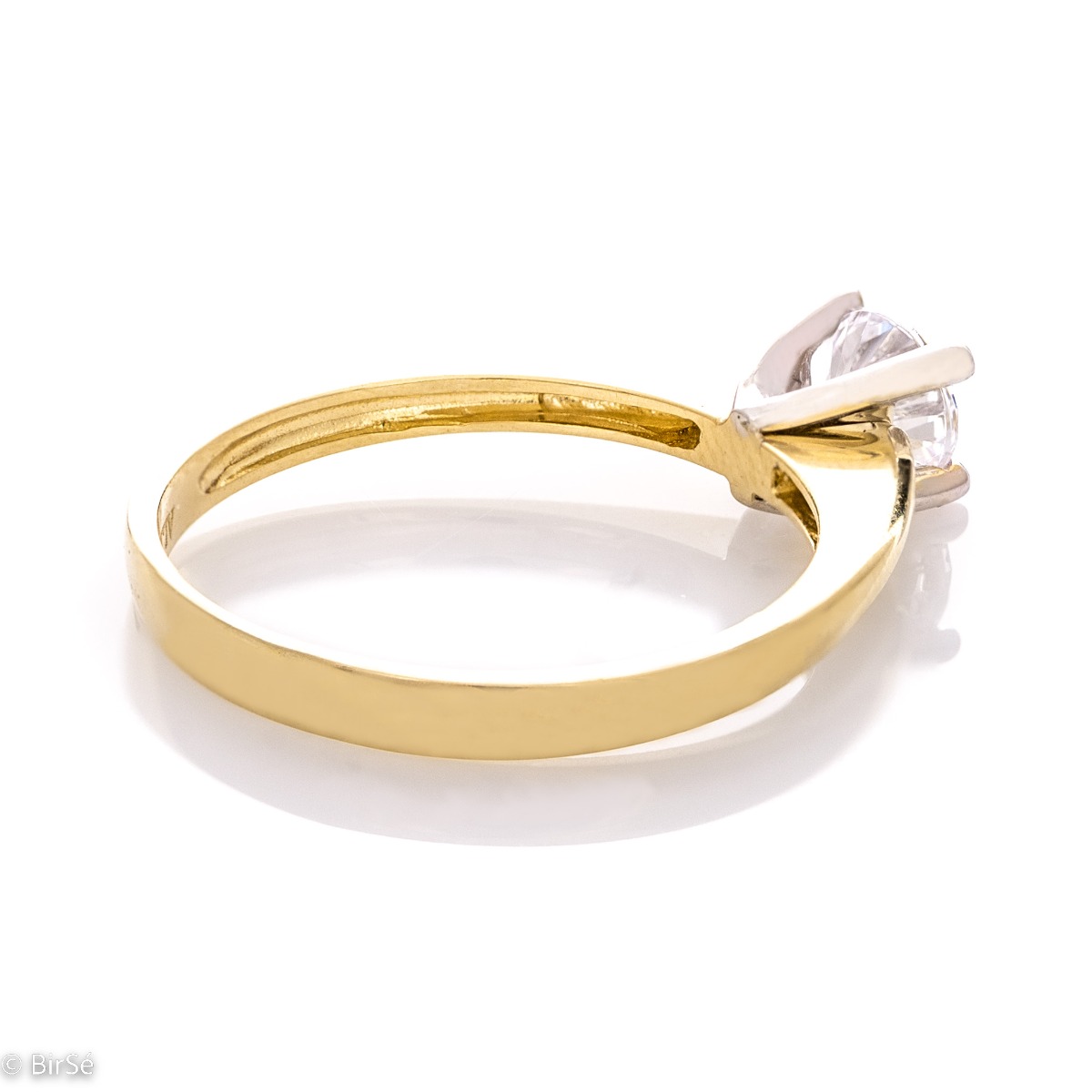 Златен  Годежен пръстен