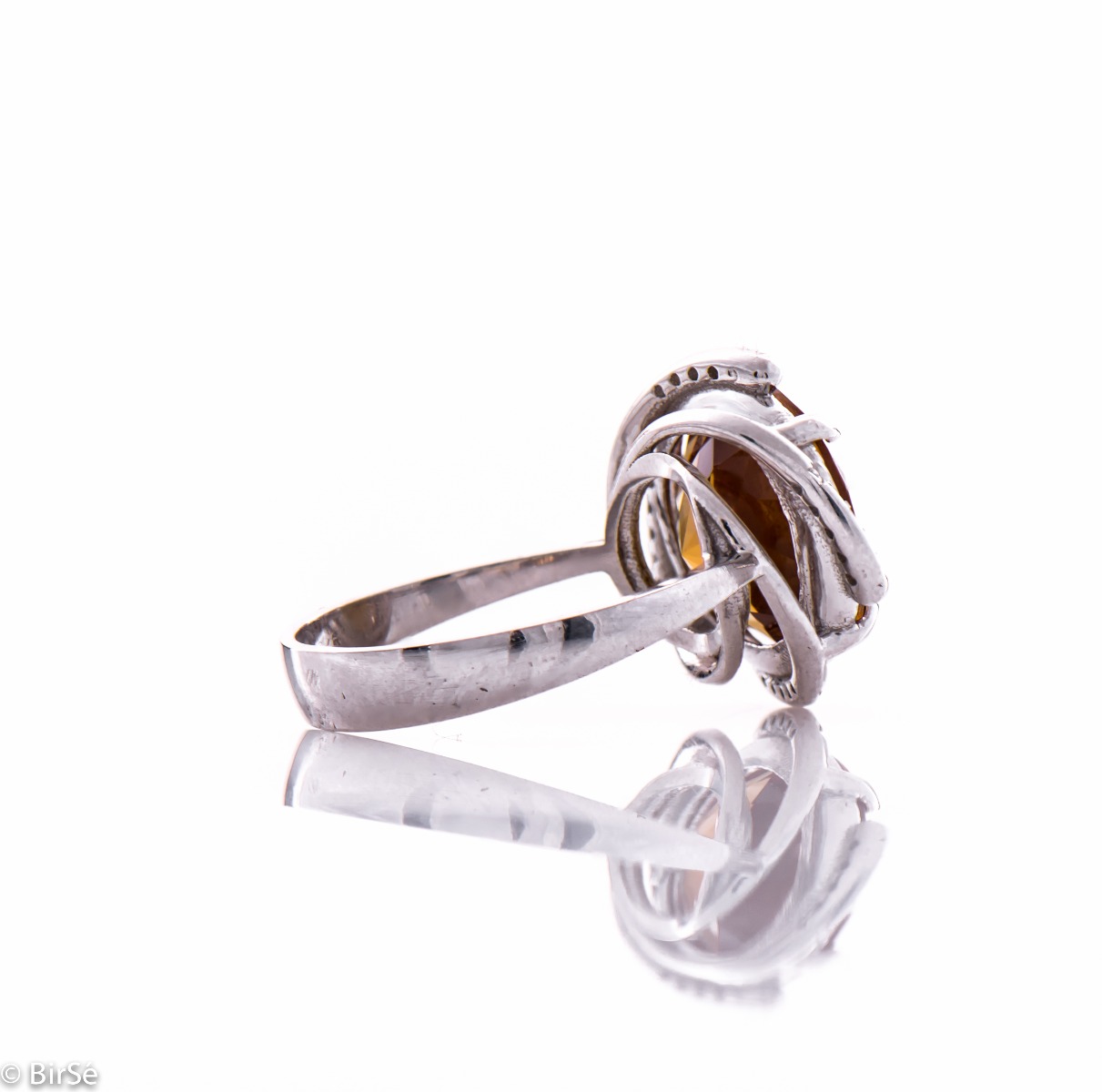 Сребърен пръстен - Султанит