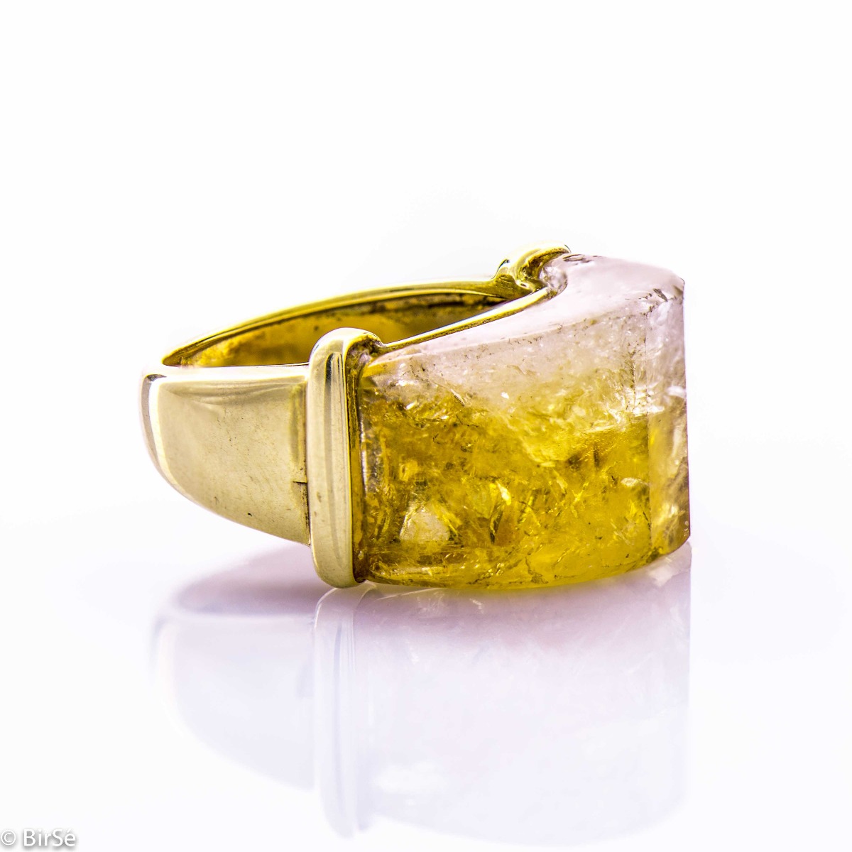 Златен пръстен - Цитрин